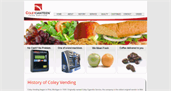 Desktop Screenshot of coleyvending.com