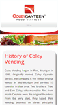 Mobile Screenshot of coleyvending.com